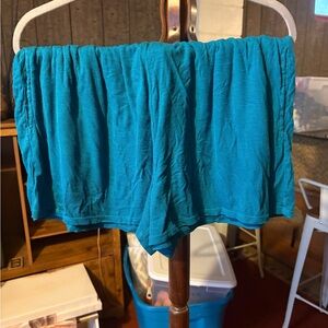 Women's Teal Pajama Shorts